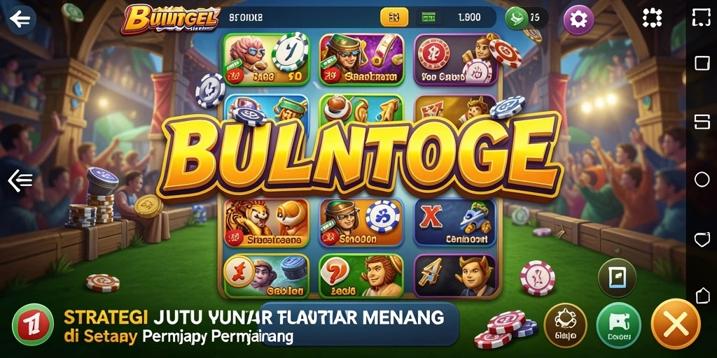 Tampilan gameplay seru dan strategis dalam BULANTOGEL.