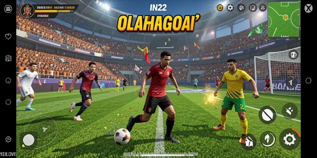 Tampilan menawan dari gameplay olahraga di IN22.