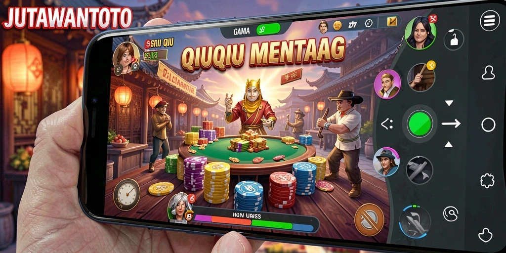 Tampilan gameplay seru JUTAWANTOTO dengan interaksi pemain.
