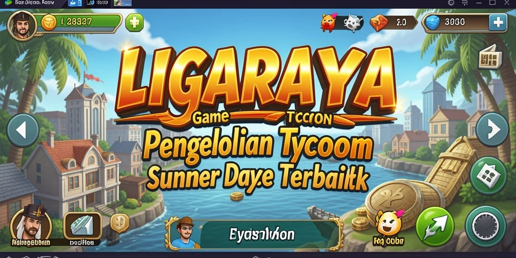 Tampilan gameplay seru dan menantang dalam LIGARAYA.